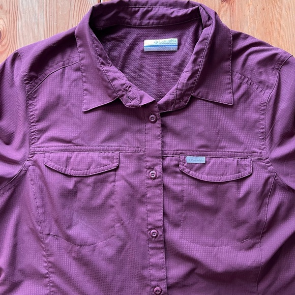 Columbia omnishade hiking UPF shirt - Picture 3 of 6